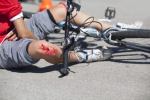 Knee injuries from a bike accident