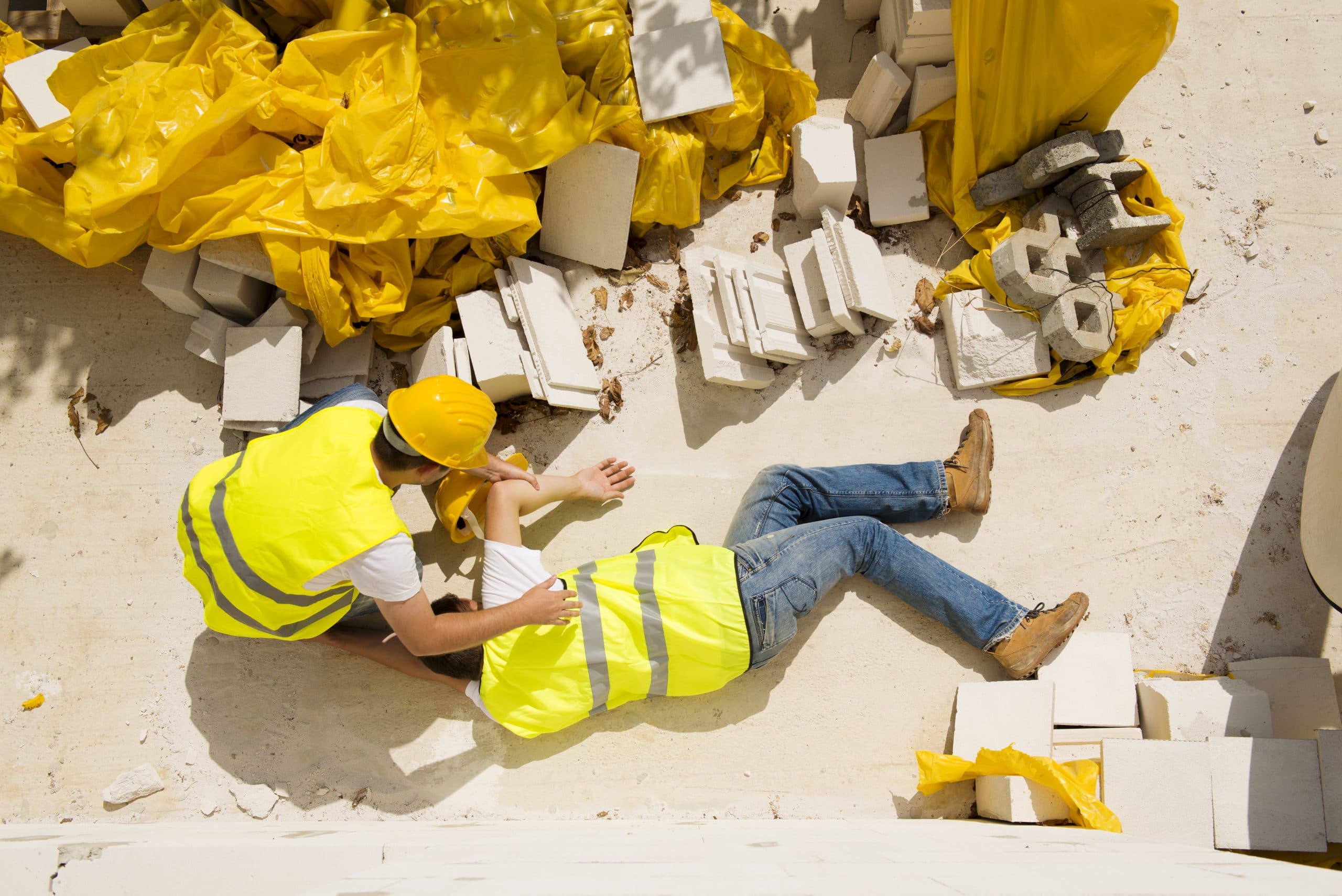 Lesión de trabajo en un sitio de construcción en Brooklyn NY